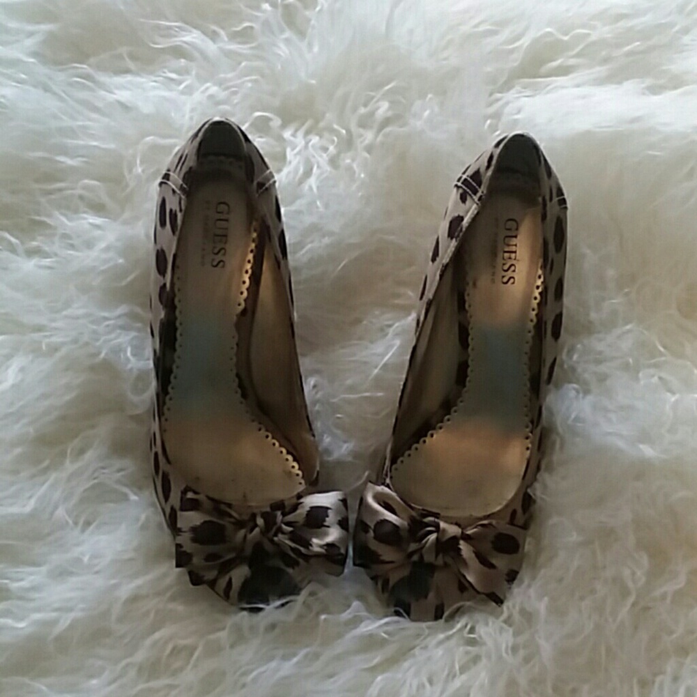 Guess platform heels